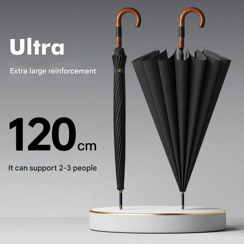 Golf Umbrella Large - Payung Golf 16-rib Extra-large Hook Handle,