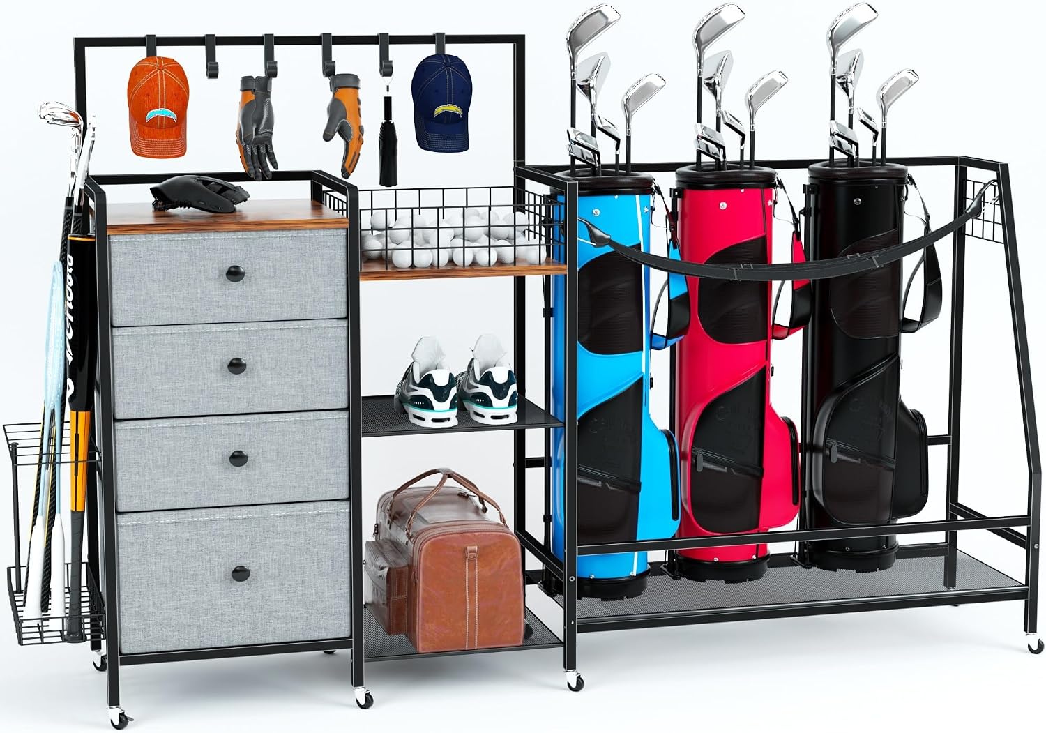 Rak Penyimpanan Tas Golf Ekstr - Golf Equipment Garage Storage ulasan dan harga