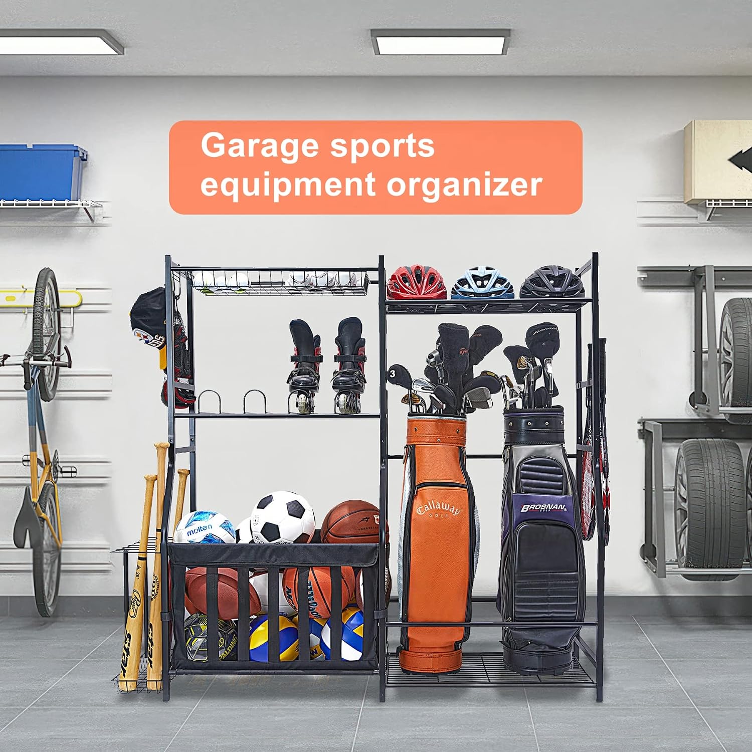 Rak Penyimpanan Peralatan Olah - Golf Equipment Garage Storage ulasan dan harga