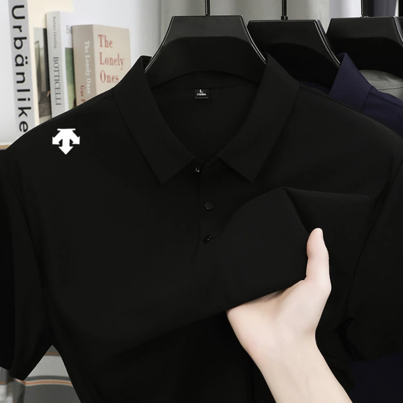 Kaus Polo Bordir Mewah Pria At - Golf Equipment Cheap ulasan dan harga