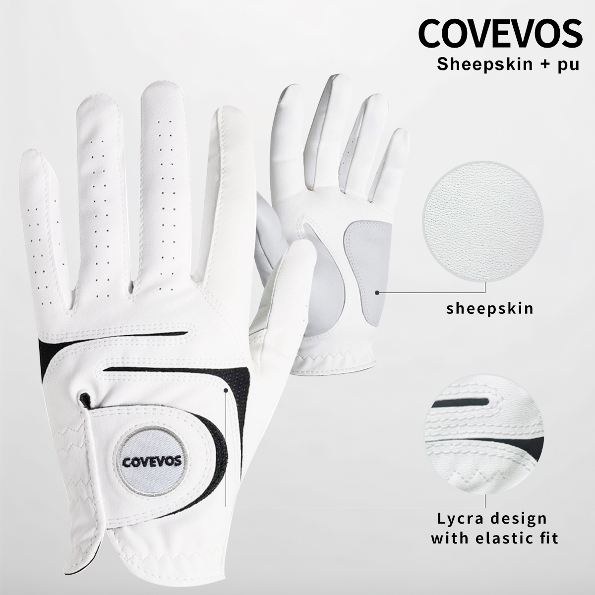 1 buah sarung tangan golf PU + - Golf Glove Cadet ulasan dan harga
