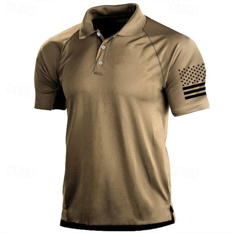 Kaus Polo Pola Bendera AS Gamb - Golf Equipment Cheap ulasan dan harga