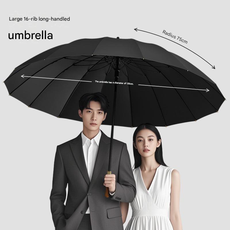 Payung Golf 16 Rusuk Gagang Ka - Golf Umbrella Large ulasan dan harga