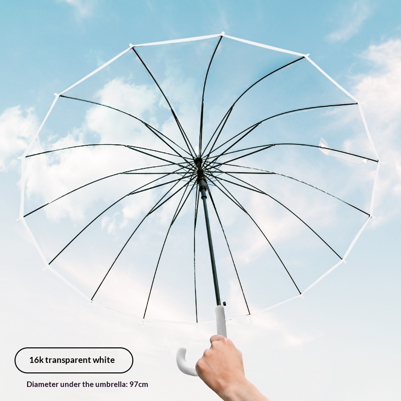 Satu Pasang Payung Transparan  - Golf Umbrella Large ulasan dan harga