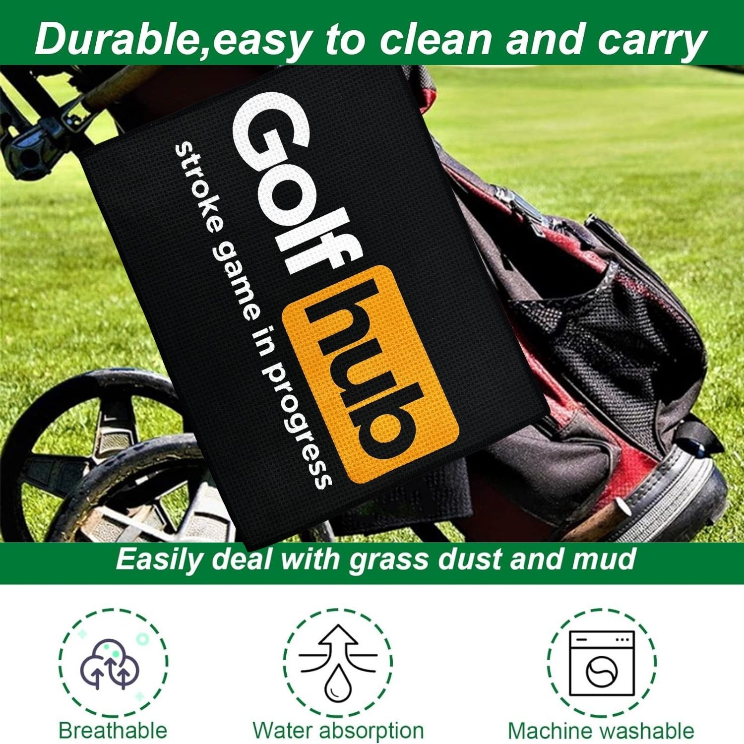 Handuk Golf Premium serat mikr - Golf Equipment Stores ulasan dan harga