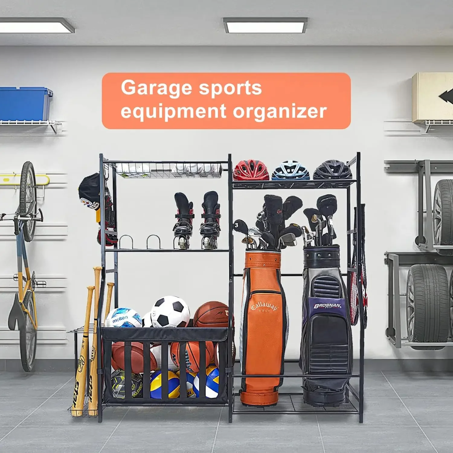 Organizer Peralatan Olahraga G - Golf Equipment Garage Storage ulasan dan harga