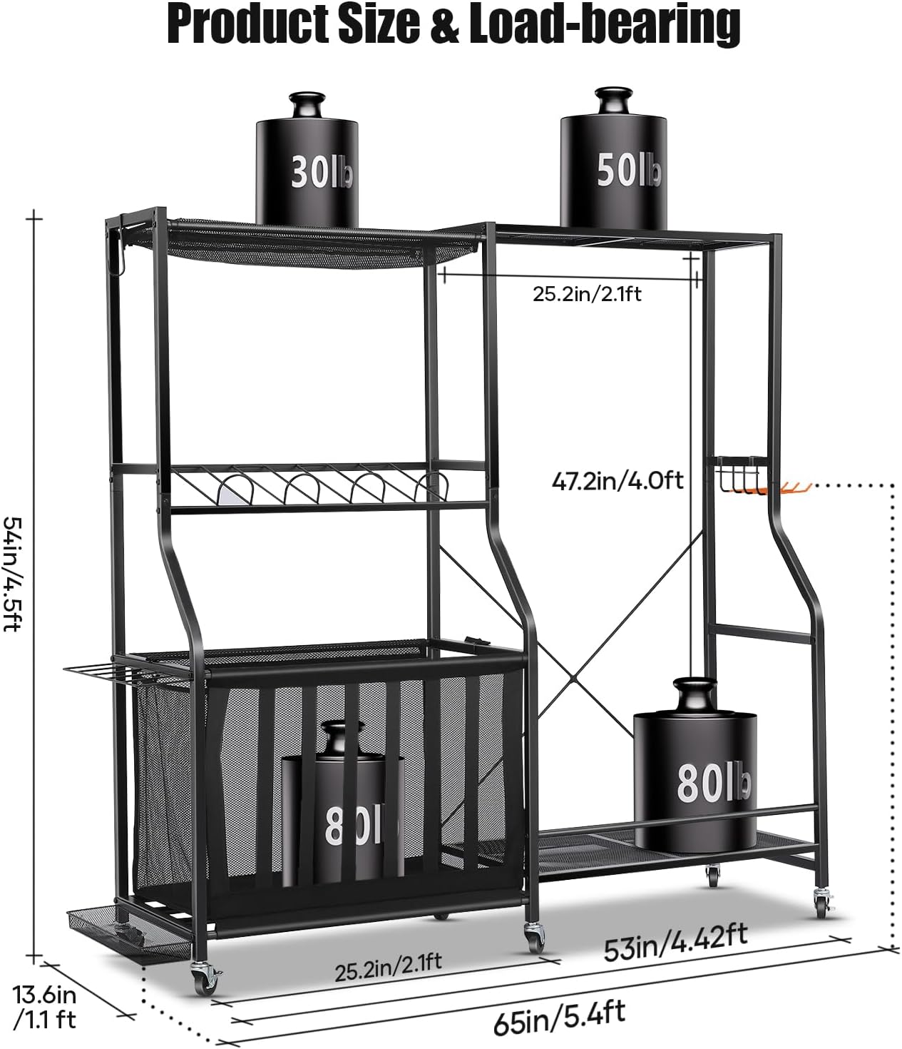 Organizer Peralatan Olahraga G - Golf Equipment Garage Storage ulasan dan harga