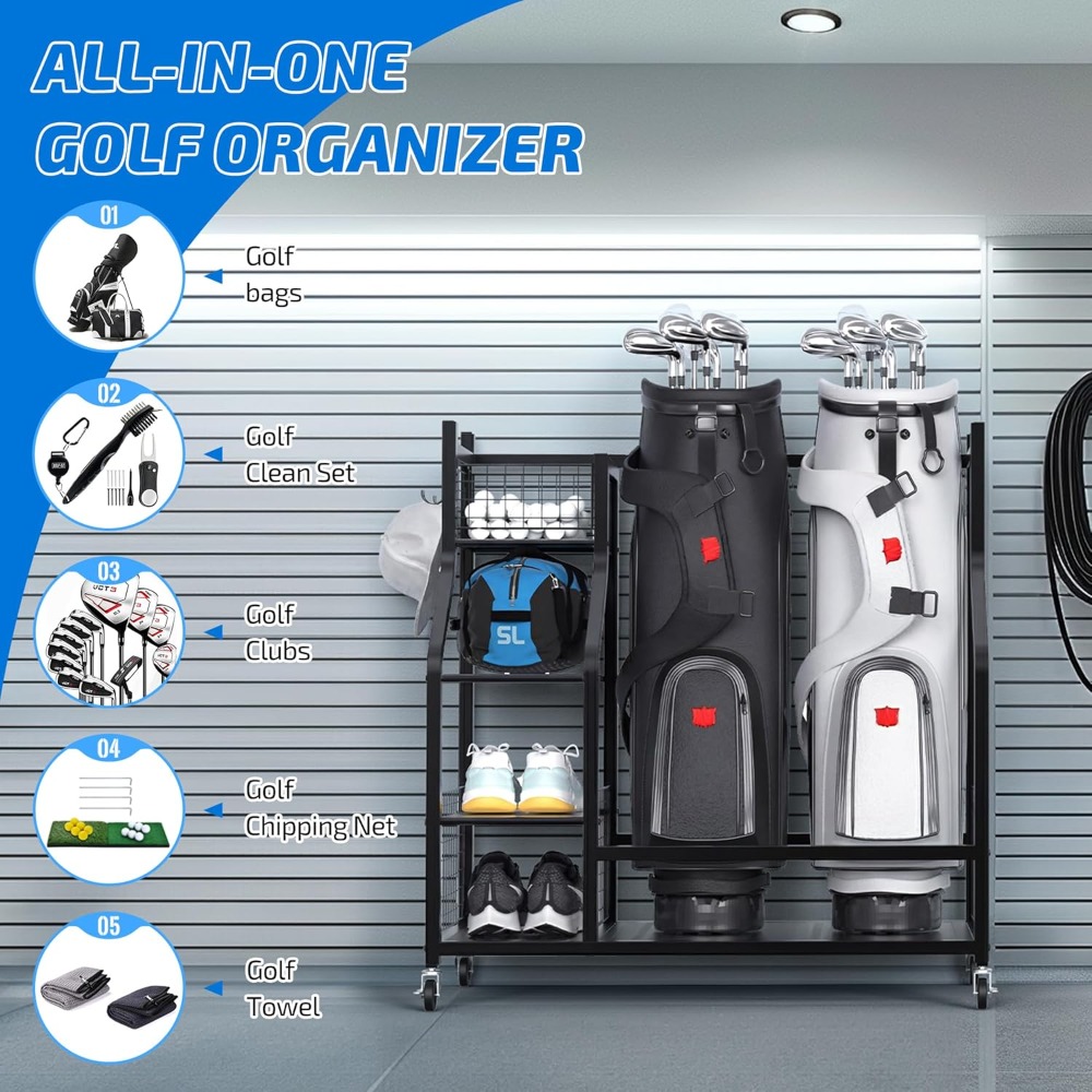 Rak Penyimpanan Tas Golf Ekstr - Golf Equipment Garage Storage ulasan dan harga